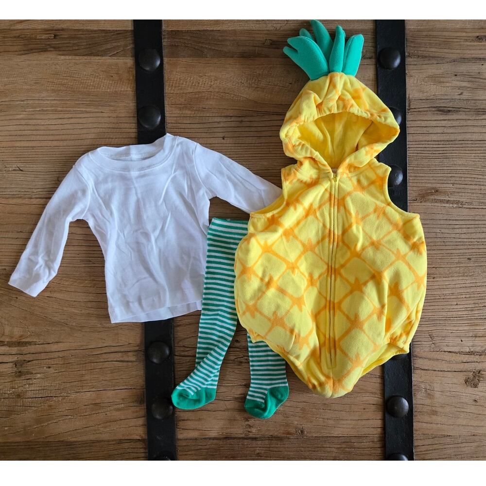 Carter's Cozy Pineapple Halloween Costume sz 3-6M New
